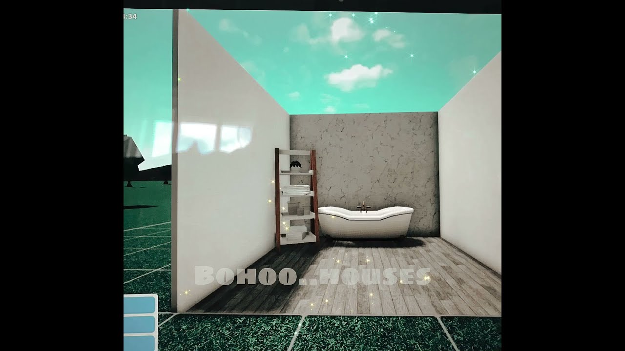 Modern bloxburg bathroom 3x3 / Baño moderno en bloxburg 3x3 YouTube