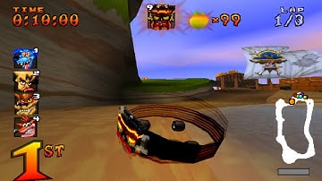 [PS1] CTR - Crash Team Racing - Arcade - Crash Cove - Childhood Playback