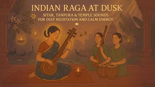 Relaxing Indian Classical Ragas – Peaceful Sitar, Flute & Tanpura Music for Study & Deep Focus