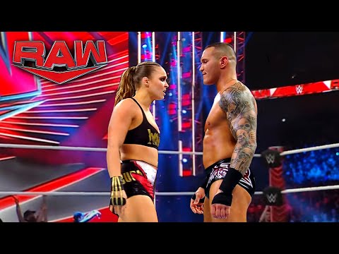 WWE July 17 2022 Ronda Rousey Vs Randy Orton Intergender Match Wwe Raw 2022 