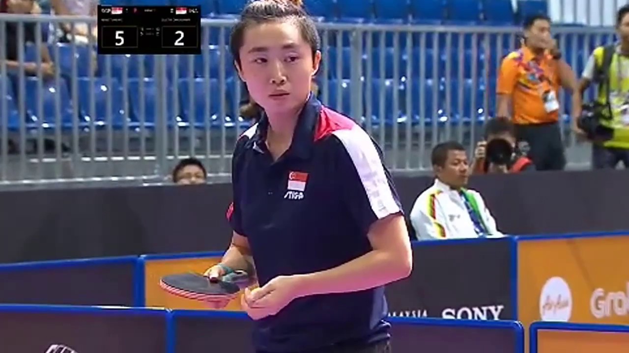 Asean Games Tenis Meja Putri Singapore Vs Indonesia YouTube