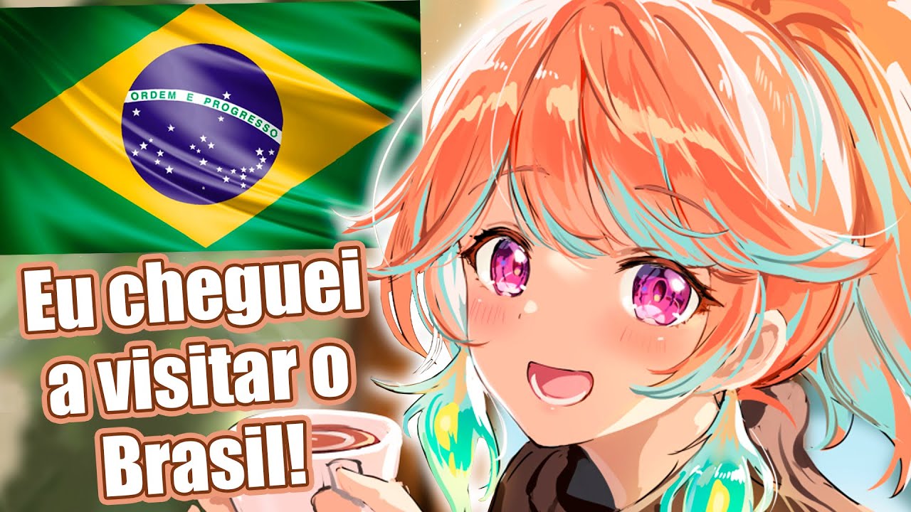 Kiara fala em português e comenta de sua viagem ao Brasil por 3 minutos | vtuber legendado