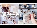 FALL COFFEE STATION| DECORATE WITH ME