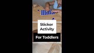 Sticker Activity for Toddlers #Shorts
