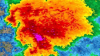 2016 Jetmore, Kansas Supercell Radar Loop