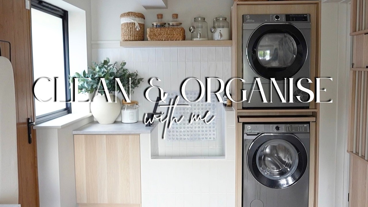 Deep Clean & Organise Our Utility Room With Me