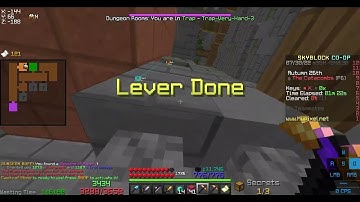 3 Secret Trap Cheese - Hypixel Skyblock