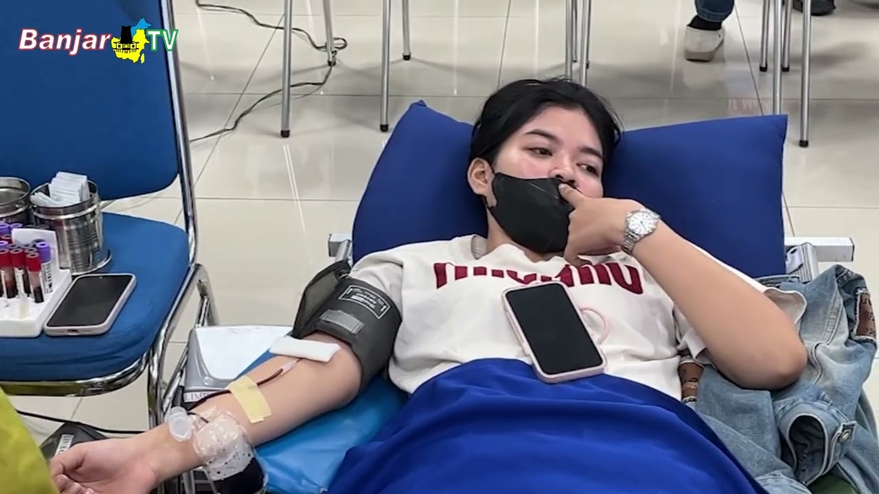 DONOR DARAH DAN CEK KESEHATAN GRATIS WARNAI PELANTIKAN PMI BANJARMASIN