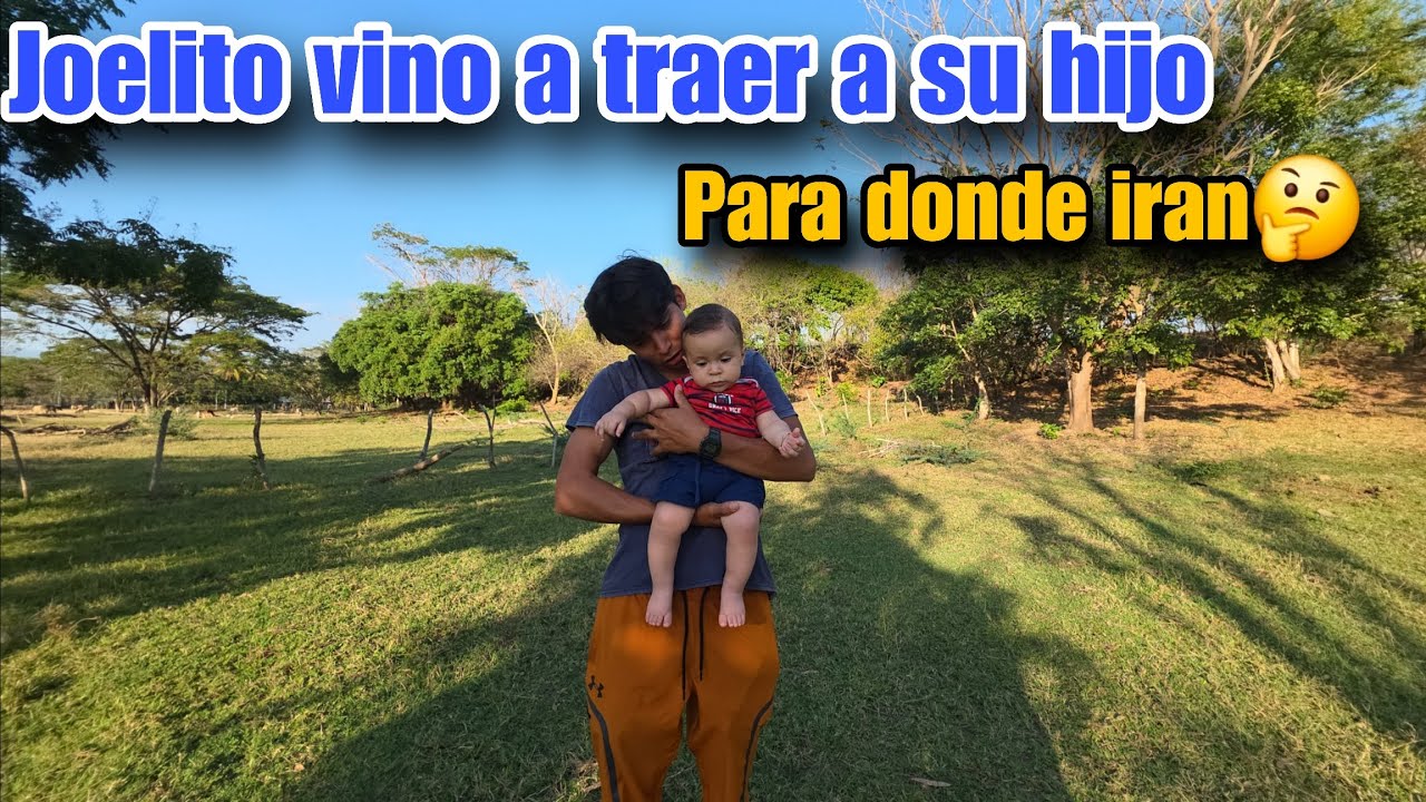 Joelito se lleva a baby Lucas a visitar a la abuela🥰Miren por donde paso con su hijo😱