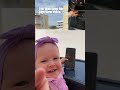Baby Emi Watches Her Viral Video 👀 #baby #dad #dadlife #family #parenting