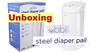 Diaper Pail  Unboxing Ubbi