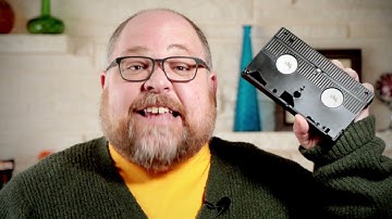 VHS tape stuck and won