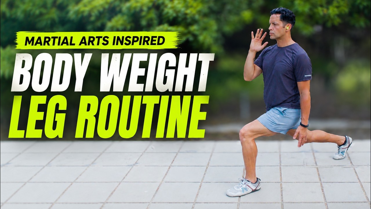 Quick Leg Workout for Busy People | Bodyweight Only, No Equipment - YouTube