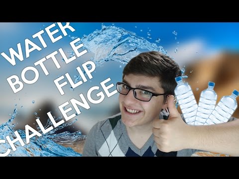 WATER BOTTLE FLIP CHALLENGE! -  SU ŞİŞESİ ÇEVİRMEK!