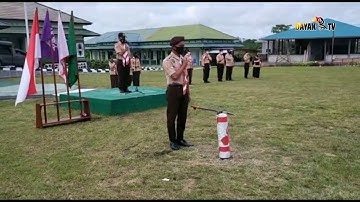 KODIM 1017 LAMANDAU LANTIK ANGGOTA PRAMUKA SAKA WIRA KARTIKA - KABAR 17 DAYAK TV