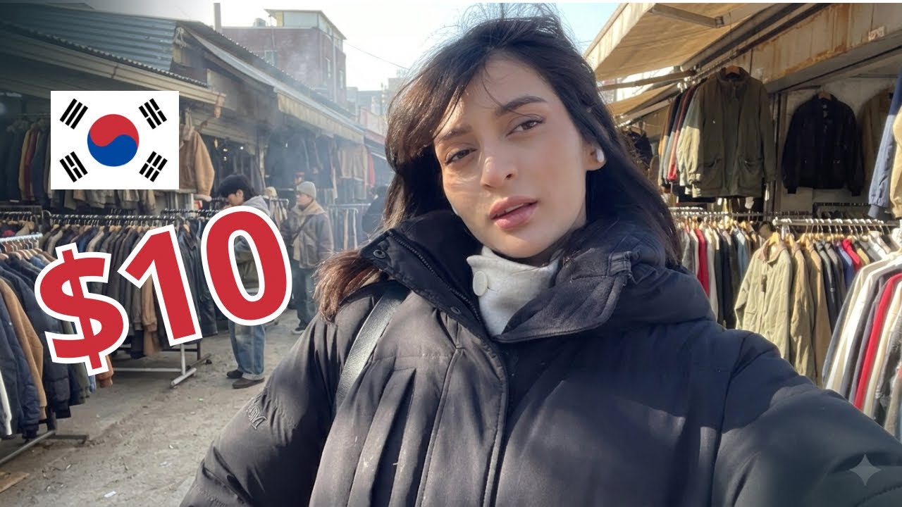 El mercado de ROPA más BARATO de SEÚL 😱🇰🇷 Armando un outfit con $10!!