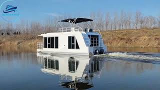 11.5m Houseboat exterior