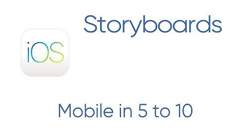 XCode Storyboard Basics