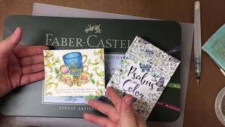 Psalms in color - coloring bible verses # 3 Faber Castell