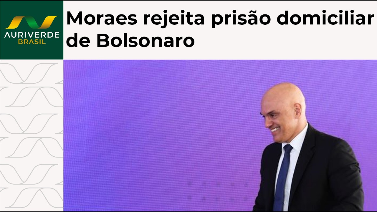 Moraes rejeita novo pedido de prisão domiciliar da defesa de Bolsonaro