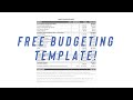 FREE BUDGETING TEMPLATE (EP.79)