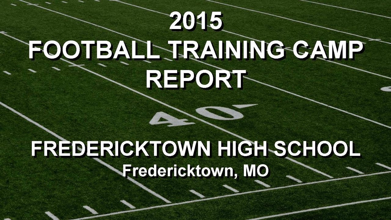Fredericktown Football Camp (2015) YouTube