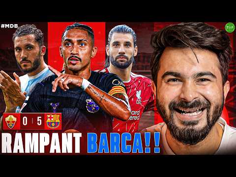Barca SMASHES 5 vs Elche! Alvarez & Atleti Breakup, Man City Late Winner, Liverpool Problems #MDB