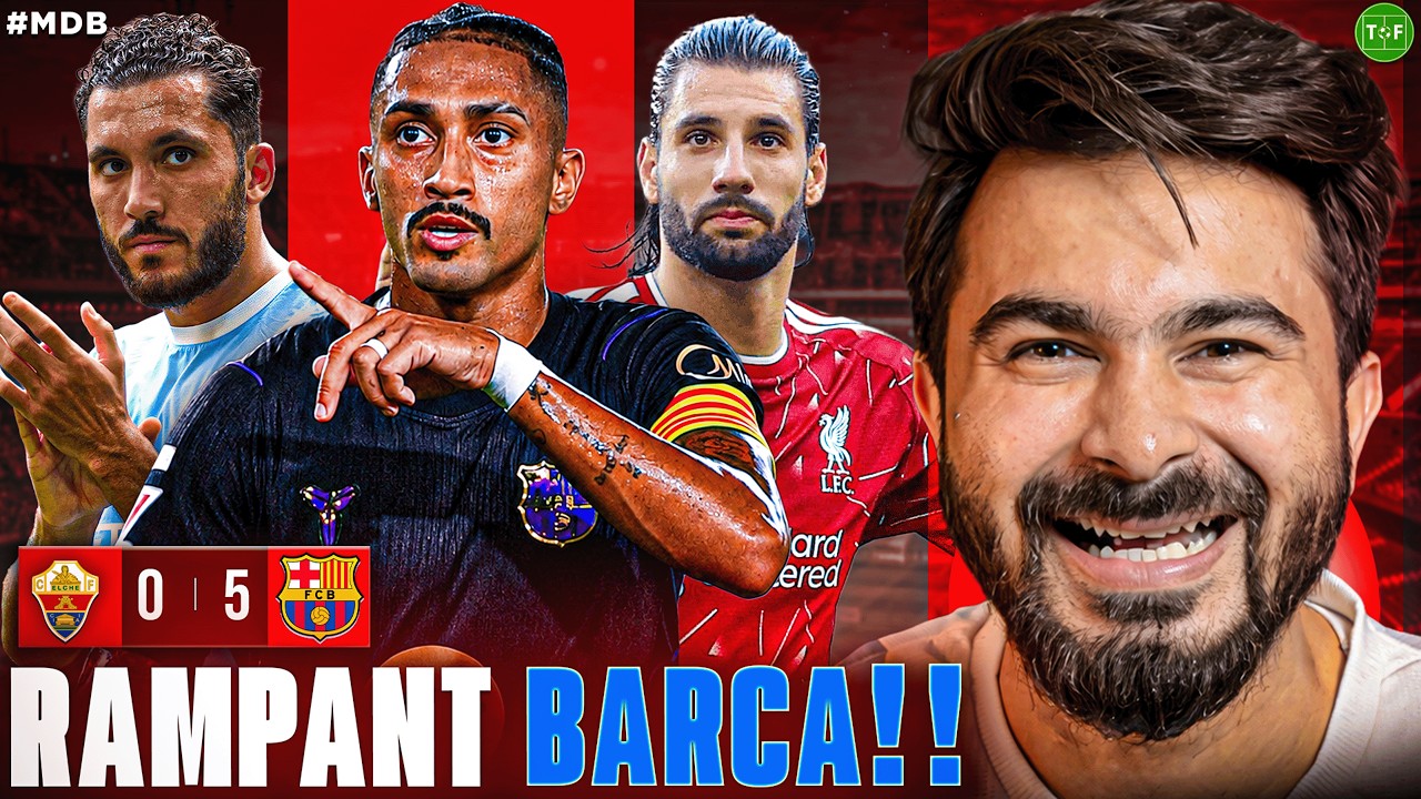 Barca SMASHES 5 vs Elche! Alvarez & Atleti Breakup, Man City Late Winner, Liverpool Problems #MDB