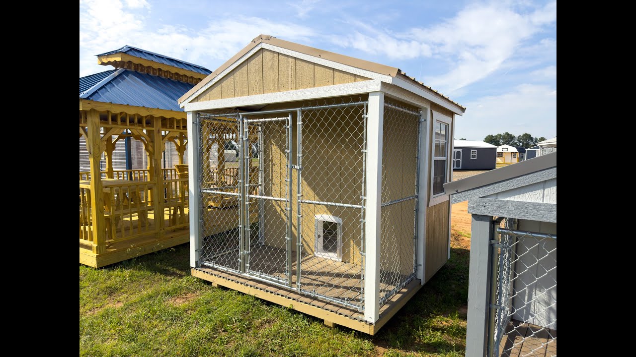 8x8x7 Single AFrame Dog Kennel SDK 7732 0808 150124 YouTube