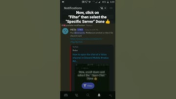 How to Filter Notification Mentions to Specific Server in Discord Mobile #roduz #discord #howto #how