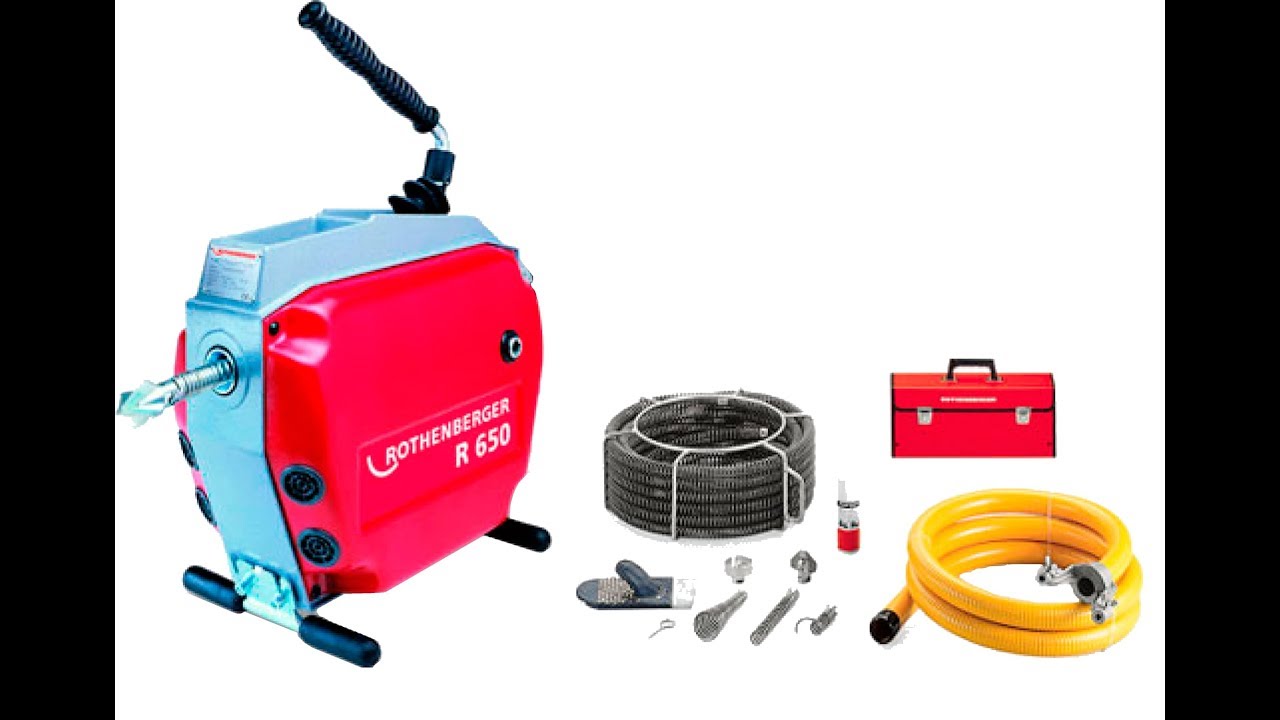 Прочистка засора на кухне Ротенбергер R650 Rothenberger R650 YouTube