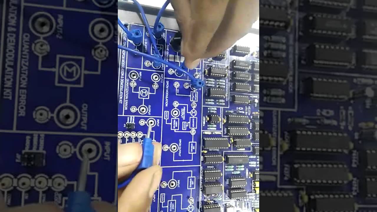 DPCM MODULATION / DEMODULATION TRAINER (ADCT-07)  KITEK