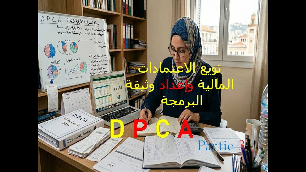اعداد وثيقة البرمجة DPCA
