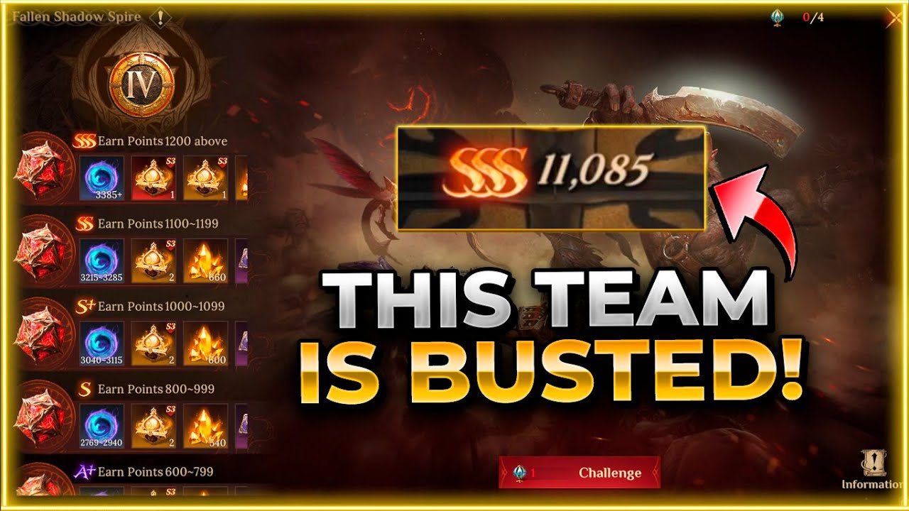 Лучшая команда для уничтожения Падшей Теневой Башни: Наследник Драконов: Безмолвные Боги x Дракон...