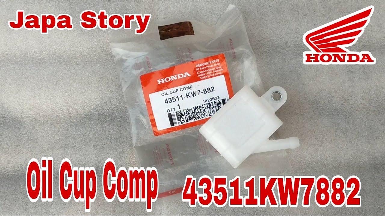 43511KW7882 Tabung Minyak rem Oil Cup Comp CBR250RR CB150R CBR150R CS1 Sonic 150R Supra X 125 FI