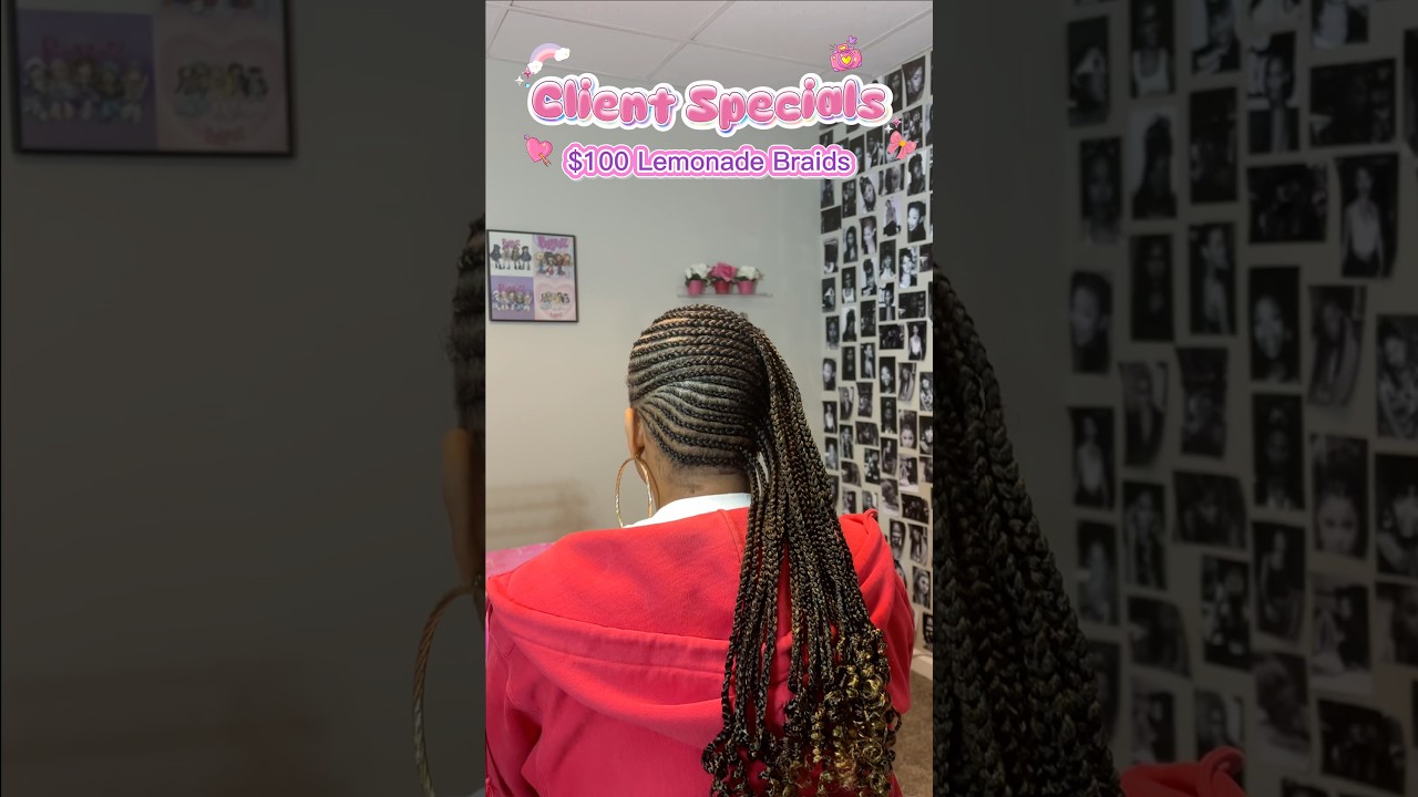 Lemonade braids have such a nostalgic feel 🫧 #protectivestyles #lemonadebraids #atlanta