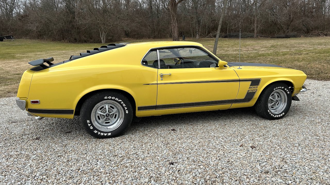 For Sale: 1969 Ford Mustang Boss 302 - YouTube