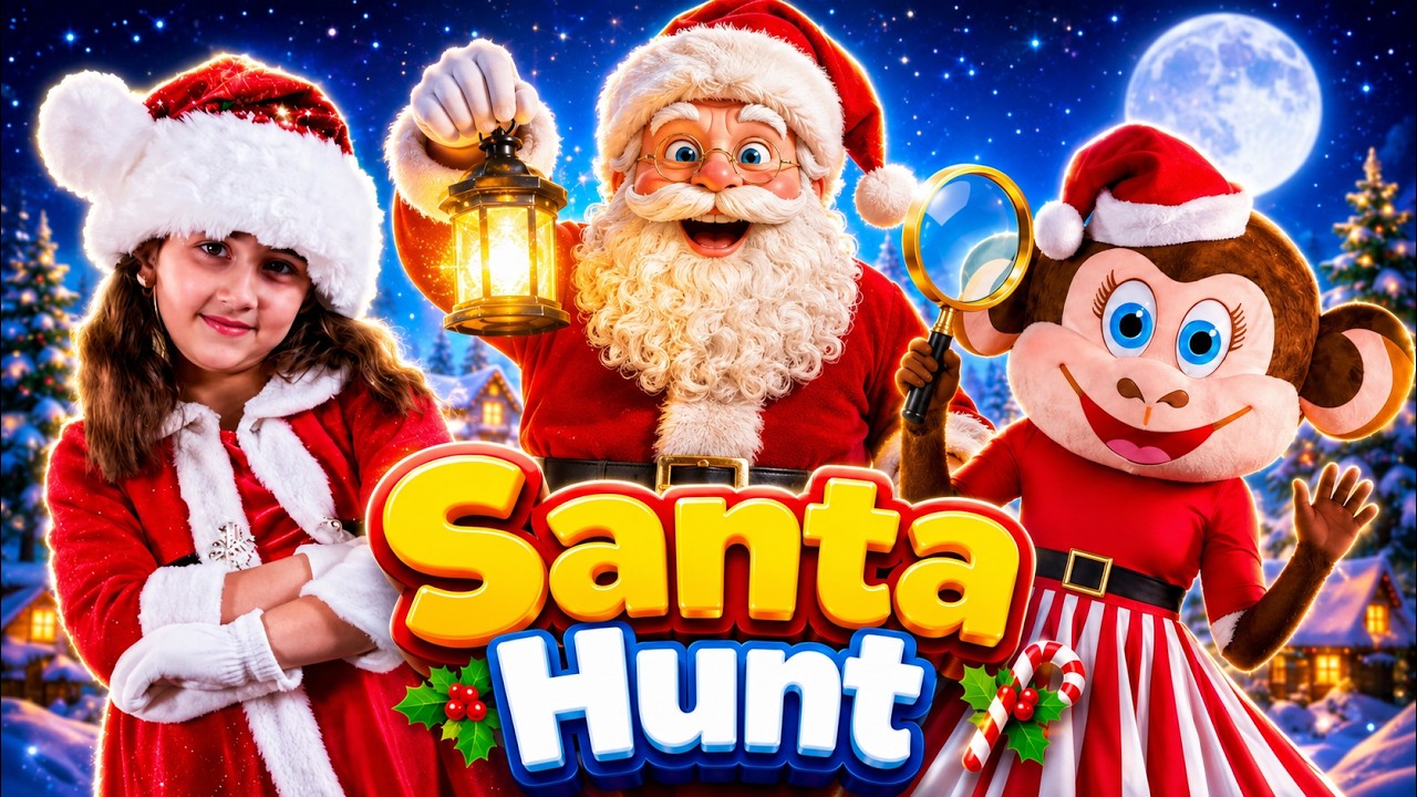 Going on a Santa Hunt | Christmas Brain Breaks for Kids ( 2024/2025)