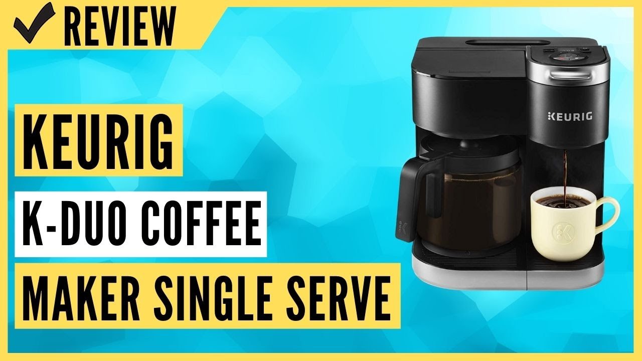 Keurig KDuo Coffee Maker Single Serve and 12Cup Carafe Drip Coffee
