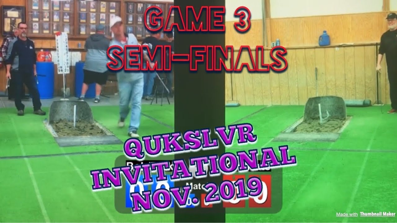 Qukslvr Invitational Horseshoe Tournament November 2019 battle for 3rd