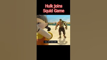 Hulk Joins Squid Game 🔥🔥🤣 #hulk #squidgame #shorts #funny #video #youtubeshorts #comedy #ytshorts