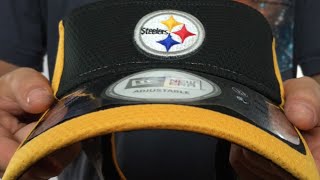 Steelers '2015 NFL TRAINING VISOR' Black-Gold by New Era