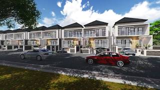3D Animation Modern House in Jakarta