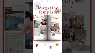 How to make a magazine template!🍓✨.  #canva #jaidmeel #art #template #taylorswift #paperlove