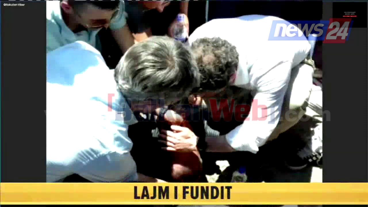 Ja momenti ku protestuesi humb ndjenjat dhe e ndihmon deputeti doktor