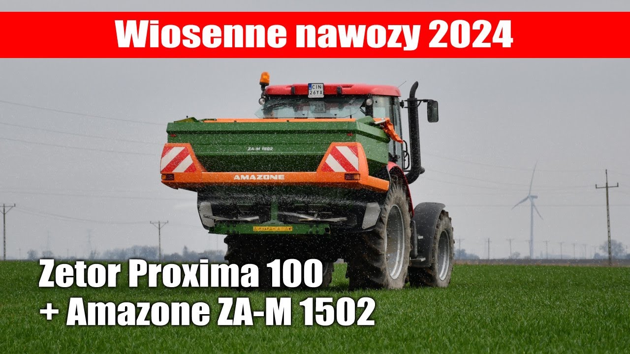 maxresdefault Zetor Proxima 100 + Amazone ZA M 1502 – wiosenne nawozy 2024
