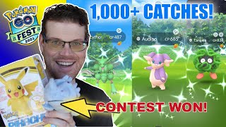 I CAUGHT OVER 1,000 POKEMON IN 12 HOURS! Pokémon GO Fest 2021 GLOBAL