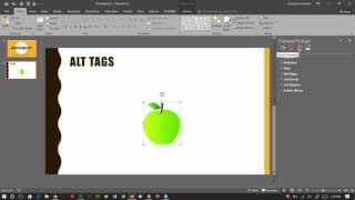 Microsoft PowerPoint Alt Tags