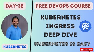 DAY-38 | KUBERNETES INGRESS | WATCH DEMO USING LINK IN DESCRIPTION | #kubernetes #devops #freecourse