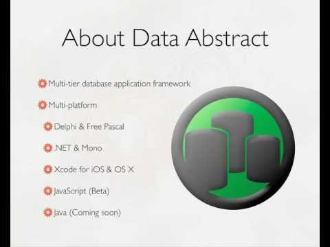 CodeRage 6 - Data Abstract: Cross-platform Database Applications